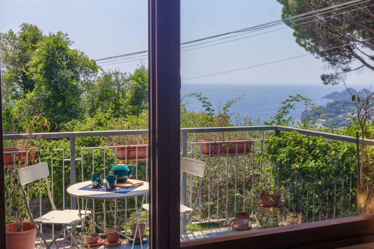 Apartamento Casa Anna Sea View, Pool, Parking & Wifi Rapallo Exterior foto