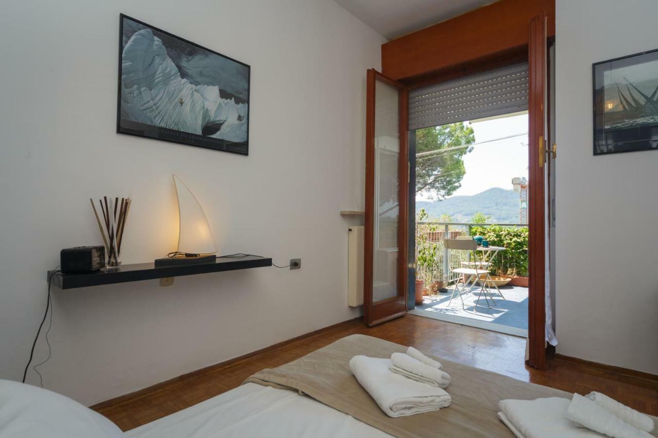 Apartamento Casa Anna Sea View, Pool, Parking & Wifi Rapallo Exterior foto